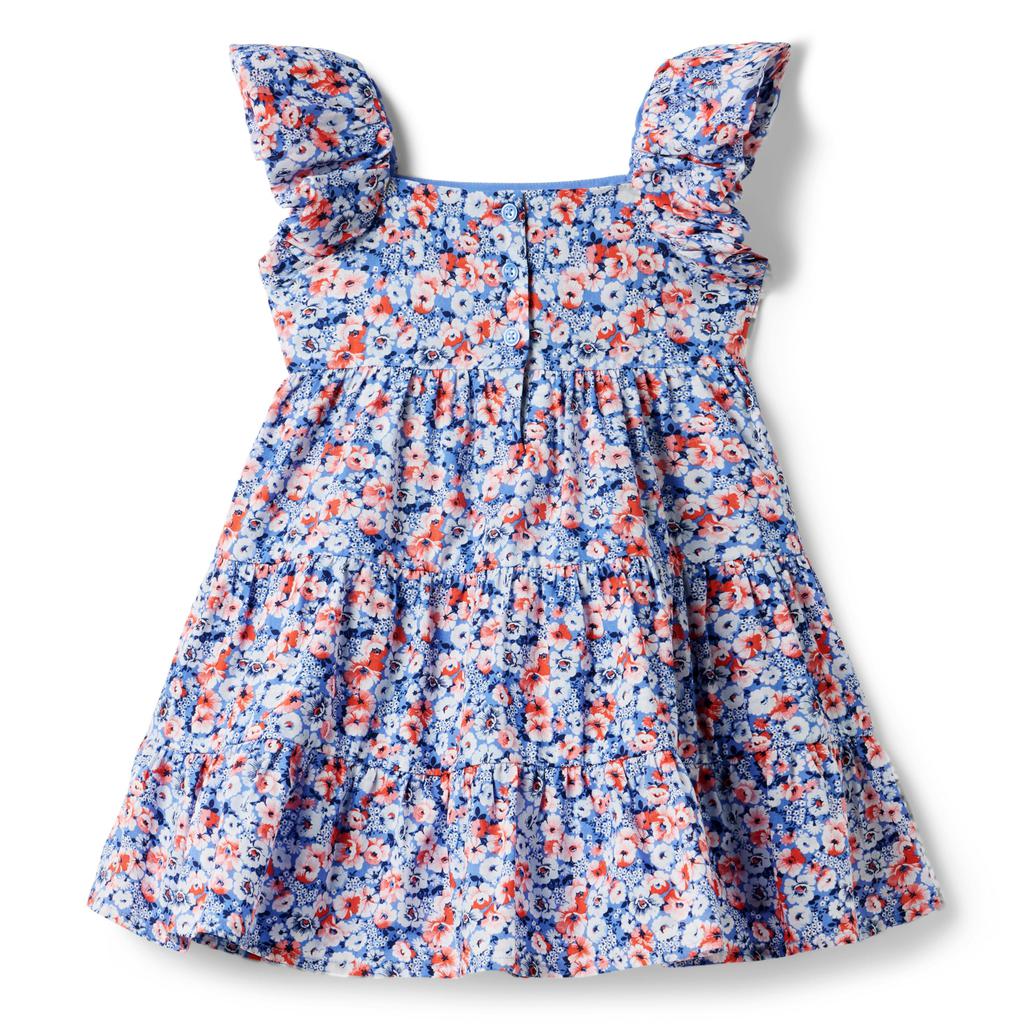 Janie and Jack Girls Ditsy Floral Dress (Toddler/Little Kid/Big Kid)