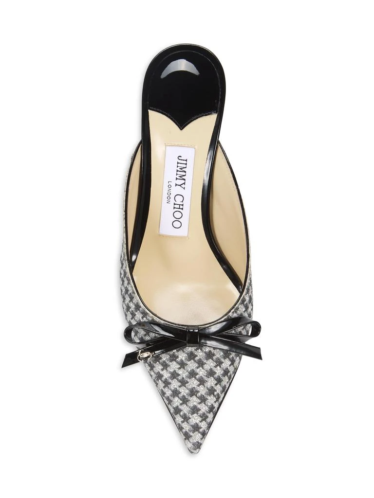 Jimmy Choo Scarlette 65MM Houndstooth Pointed-Toe Mules 5