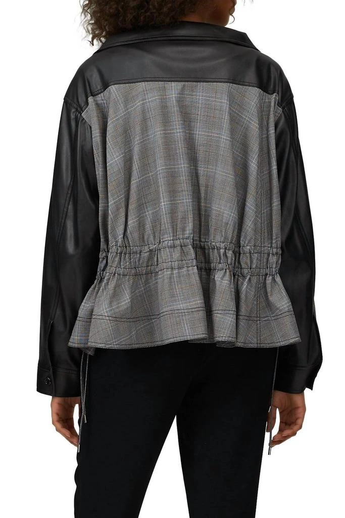 ADEAM Oversized Ruched Jacket In Grey 5