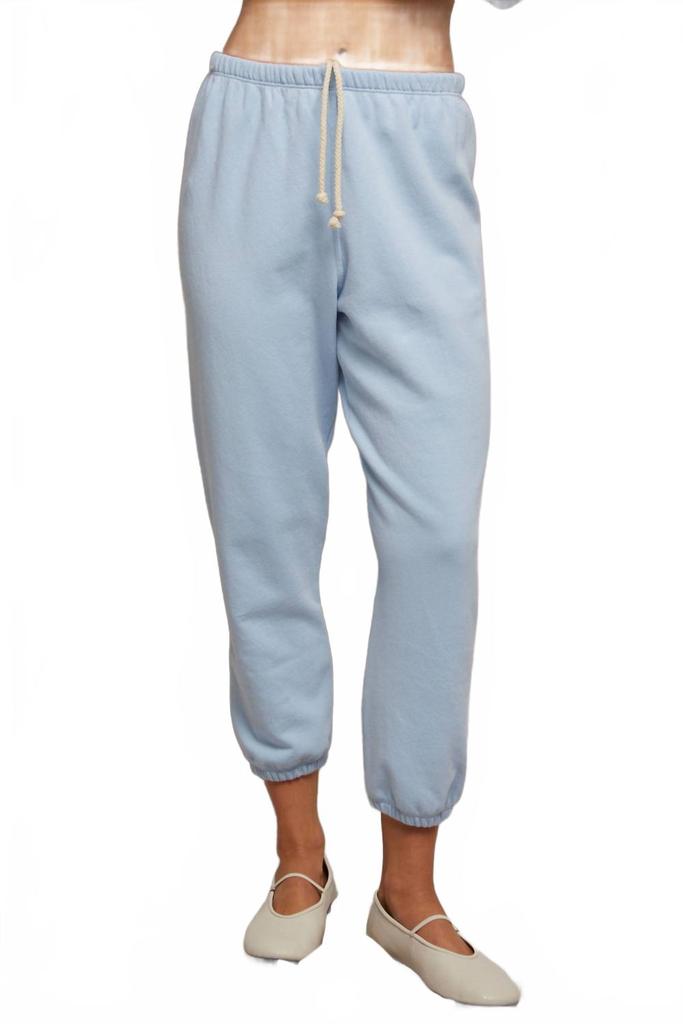 PERFECTWHITETEE Johnny French Terry Easy Sweatpants In Sky Blue