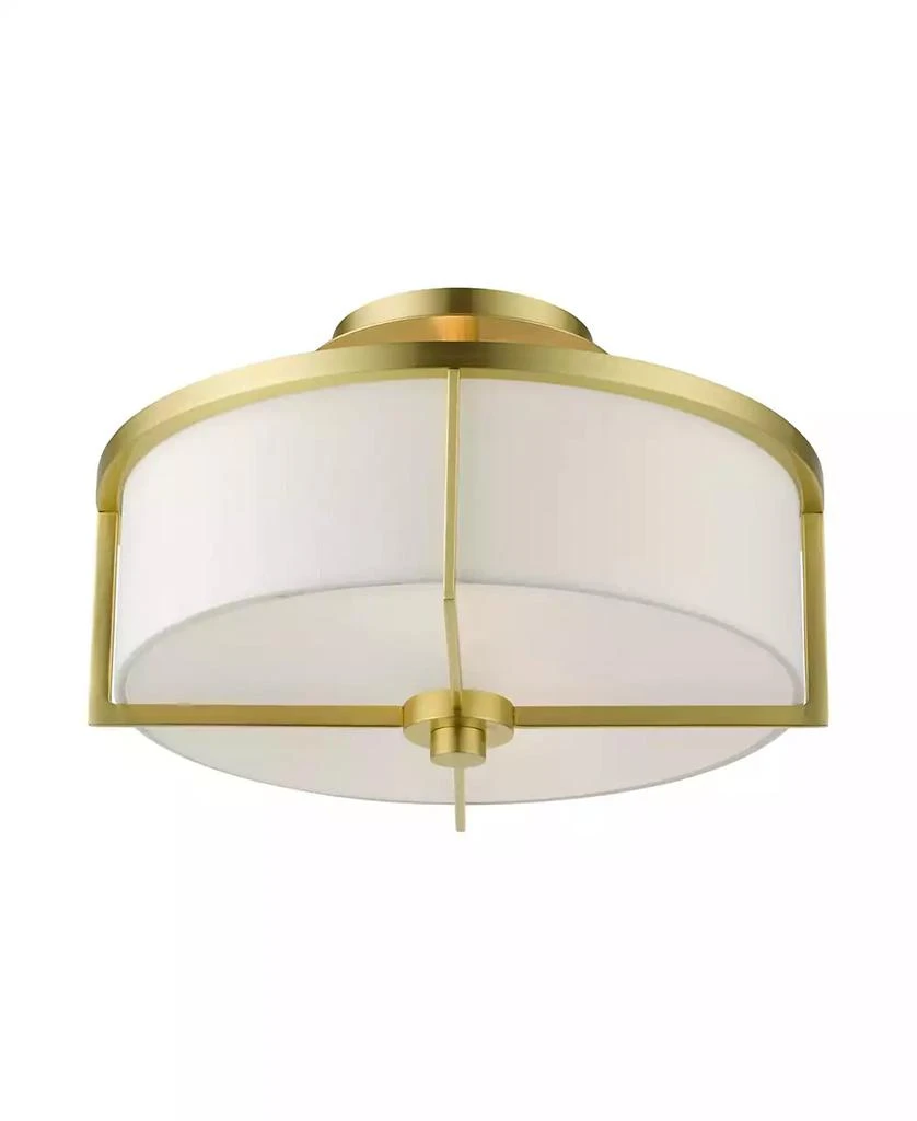Livex Wesley 2 Lights Semi Flush 5
