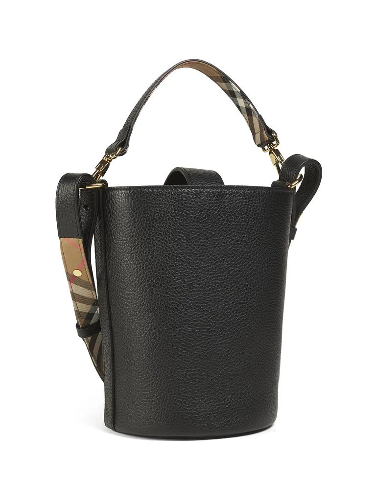 Burberry Logo Leather Bucket Bag 4
