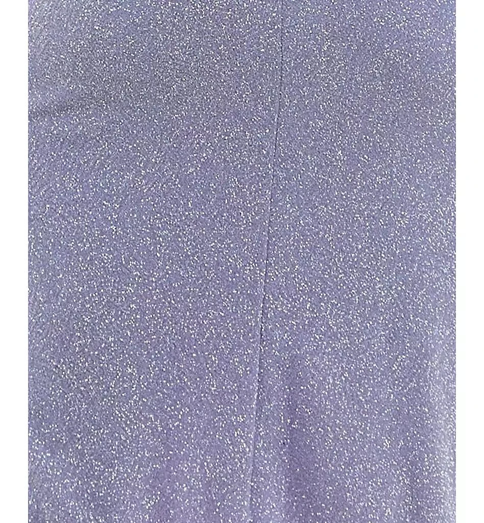 Crystal Doll Juniors' Straight-Neck Glitter-Knit Bodycon Dress 4