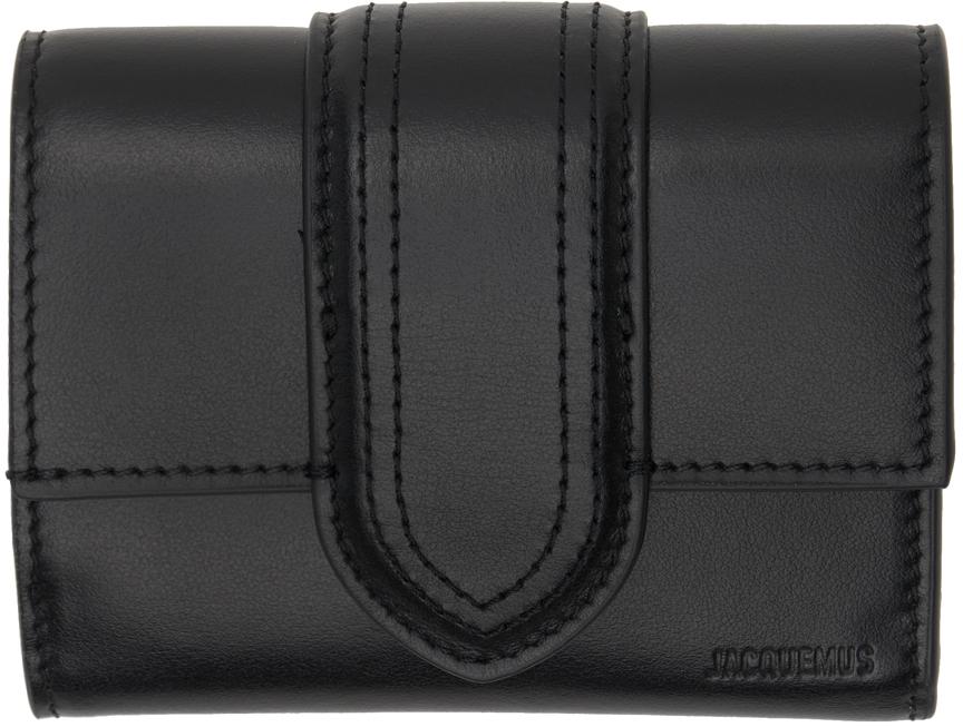 JACQUEMUS Black Les Classiques 'Le compact Bambino' Wallet