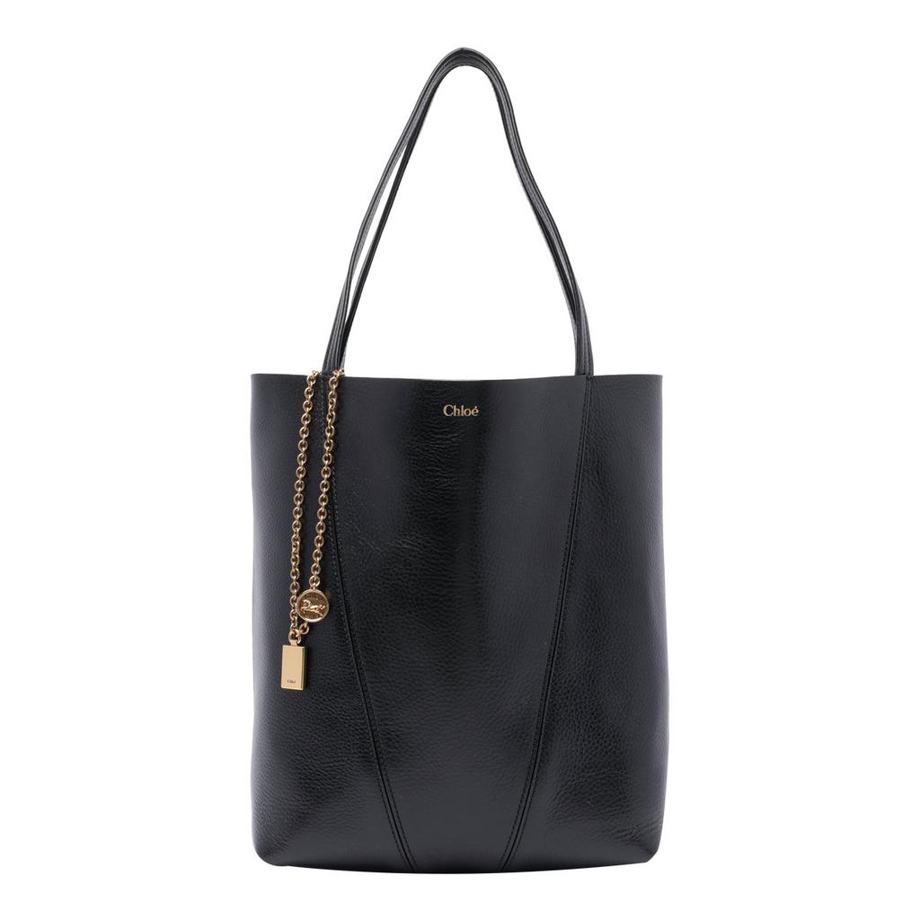 Chloé Chloé Spin Charm Detailed Tote Bag
