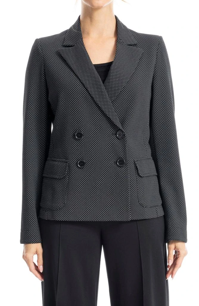 Max Studio Double Breasted Pin Dot Blazer 1