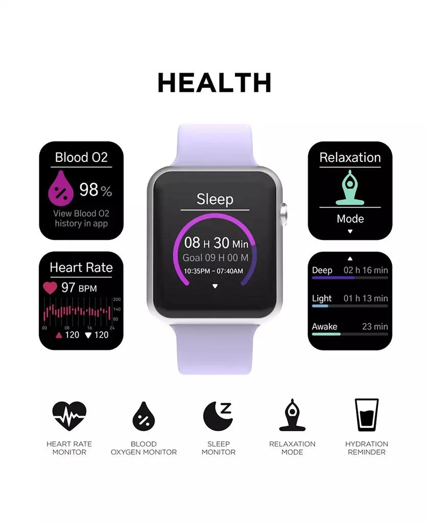 iTouch Air 4 Unisex Silicone Strap Smartwatch 41mm 3