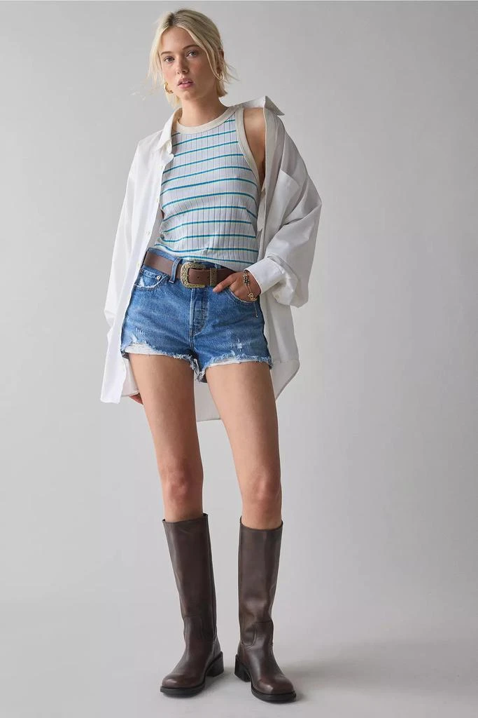 BDG BDG Charli Striped Ribbed Knit Cropped Tank Top 2