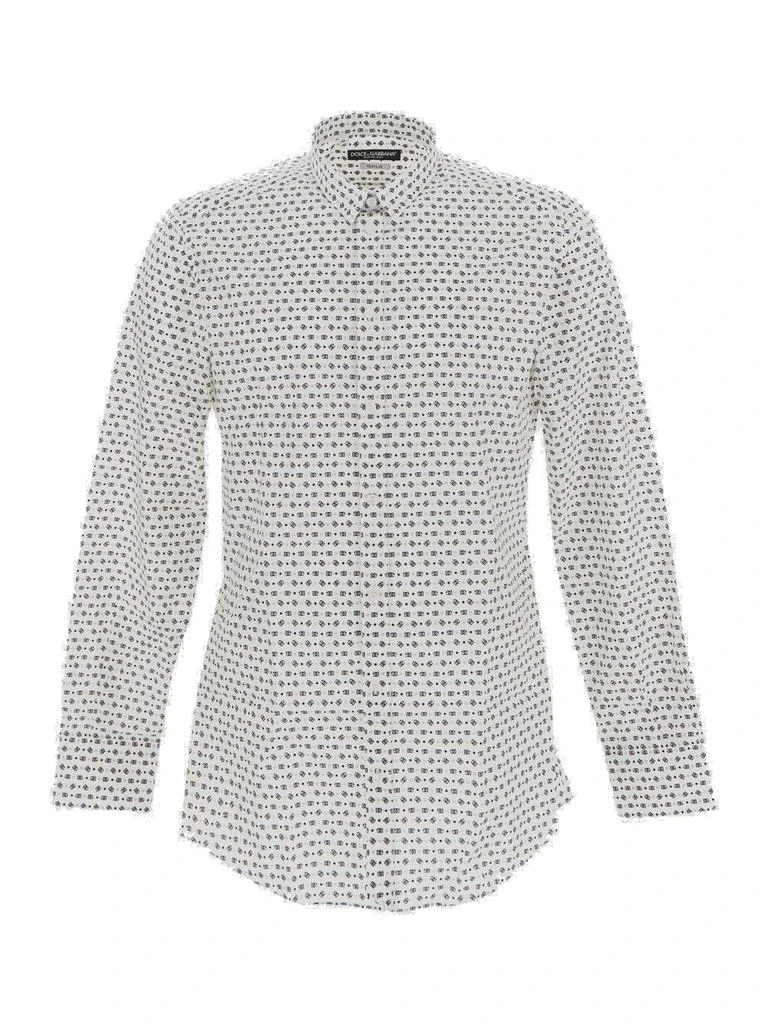 Dolce
Gabbana Dolce
Gabbana All-Over Logo Printed Buttoned Shirt from Cettire