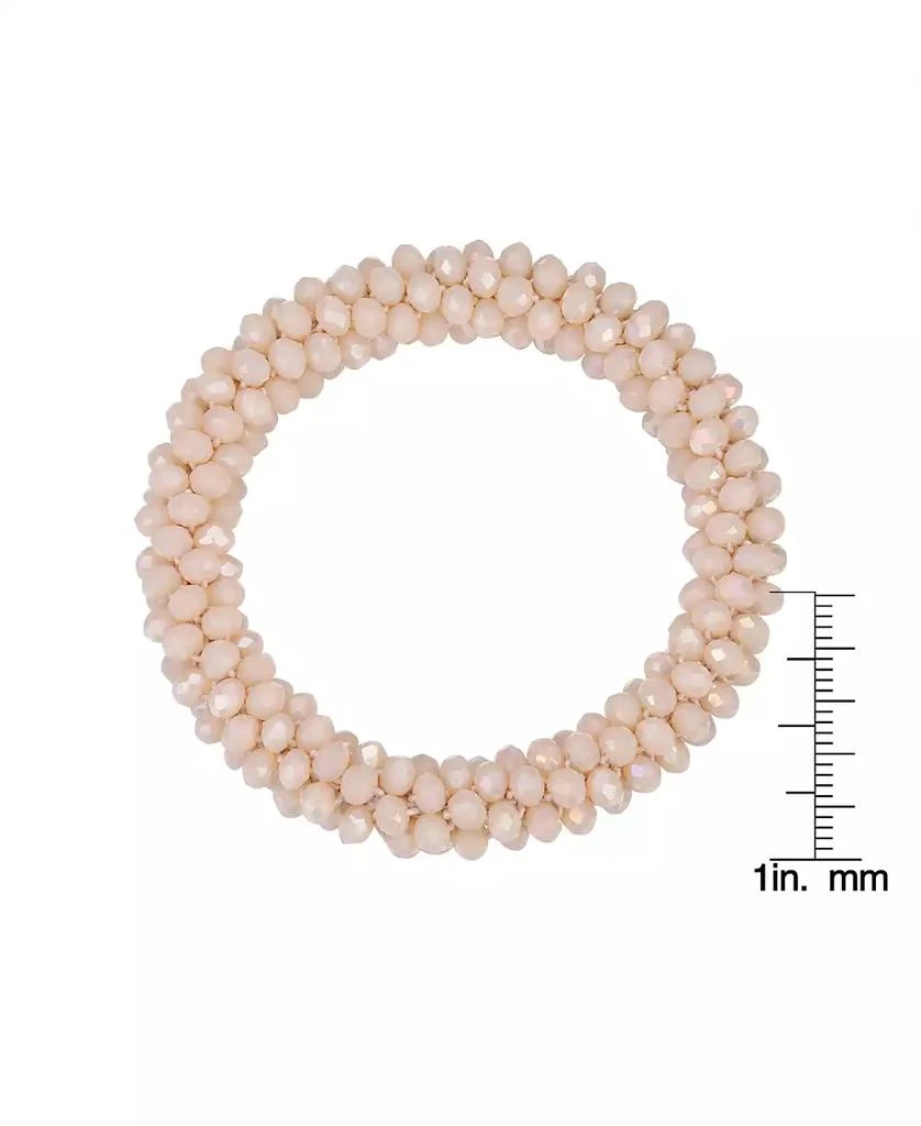 Macy's Beaded Crystal Stretch Bracelet 2