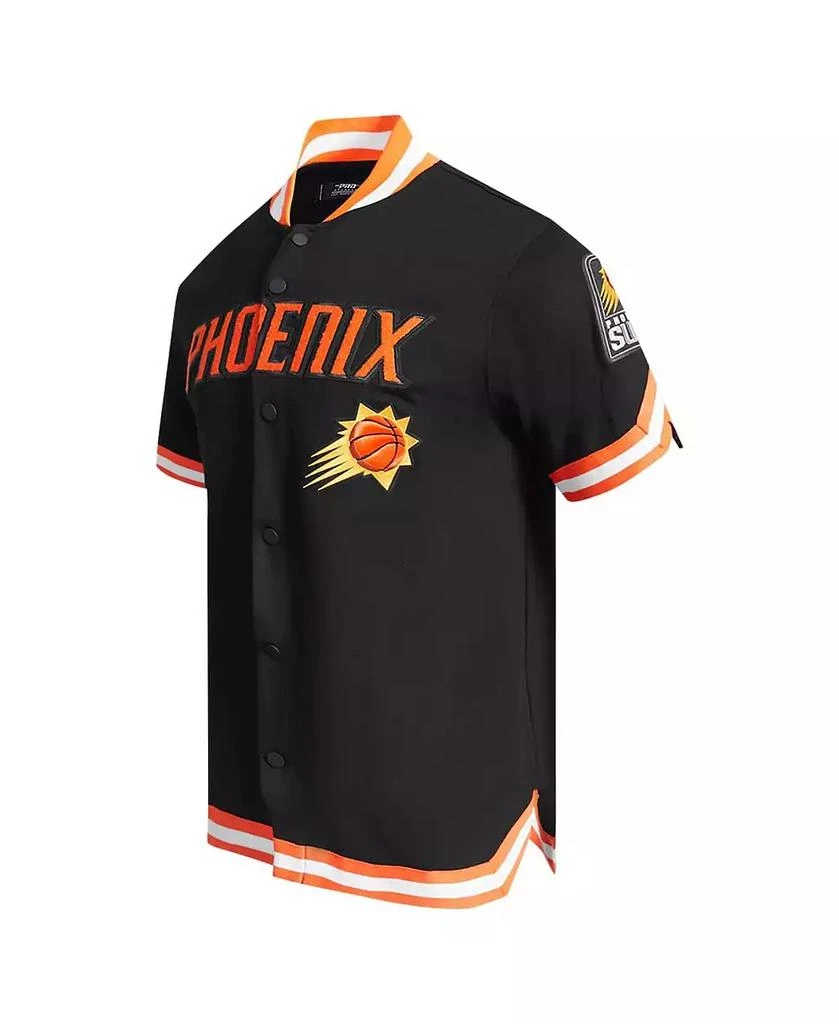 Pro Standard Men's Black Phoenix Suns Classic Warm-Up Full-Snap Jacket 2