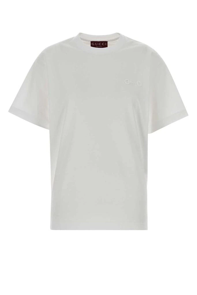 Gucci Gucci Horsebit Embroidery Jersey T-Shirt from Cettire