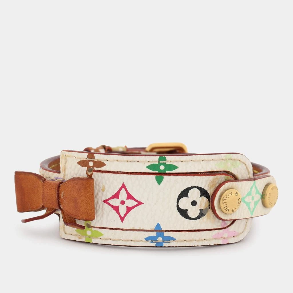 Louis Vuitton Louis Vuitton White Monogram Multicolore Bow Address Wish Bracelet  3