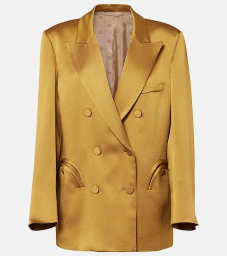 BLAZÉ MILANO Novalis double-breasted satin blazer