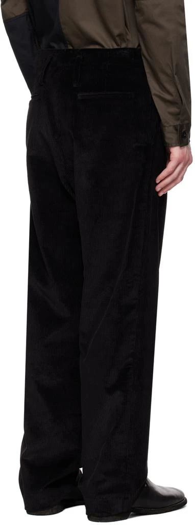 3MAN Black Four-Pocket Trousers 3