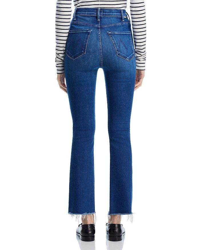 MOTHER The Hustler Flood Frayed Jeans in Whatever You Want 3