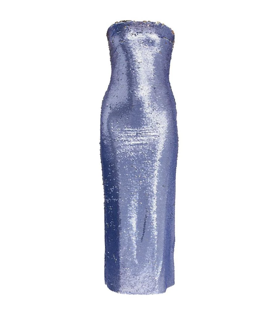 knee length dresses for ladies Phoenix Paillette Midi Dress – T² main image 1