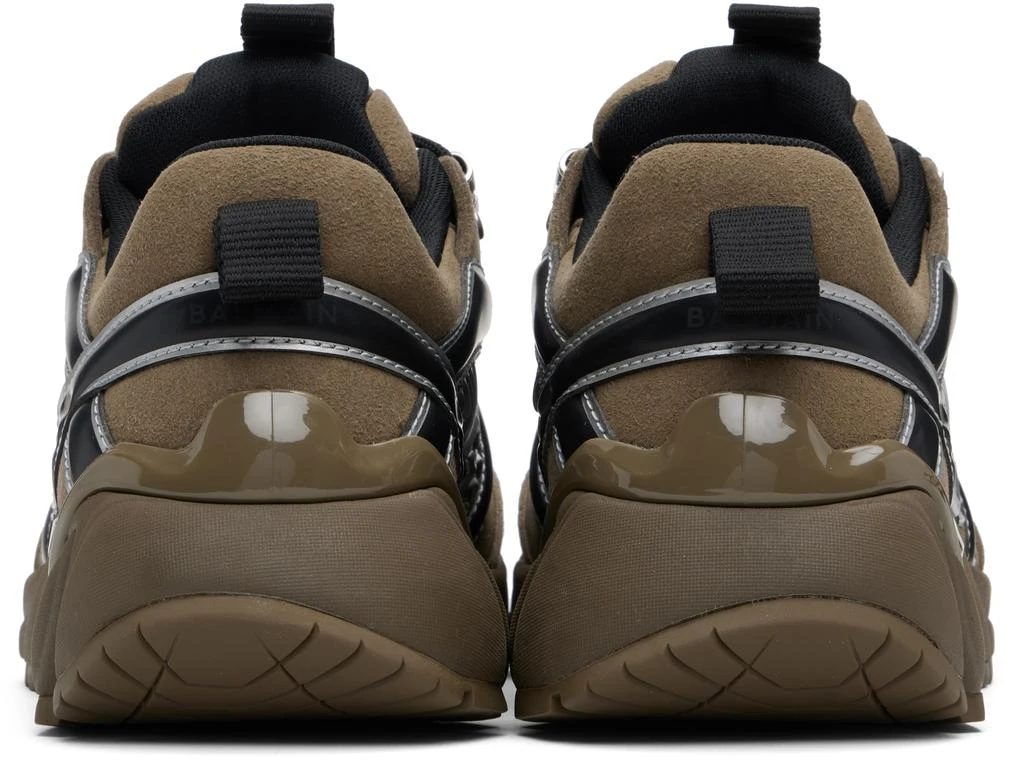 Balmain Khaki Cosmic Dust Sneakers 2