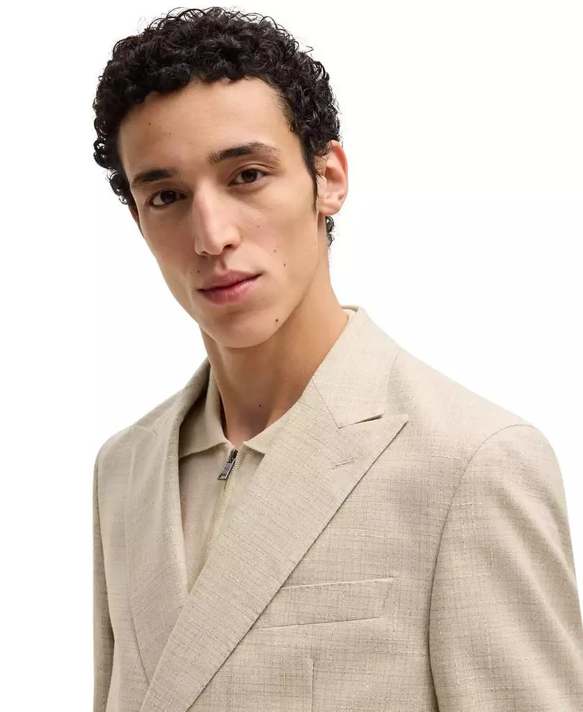 Hugo Boss Men's Patterned Tweed Two-Piece Suit 3