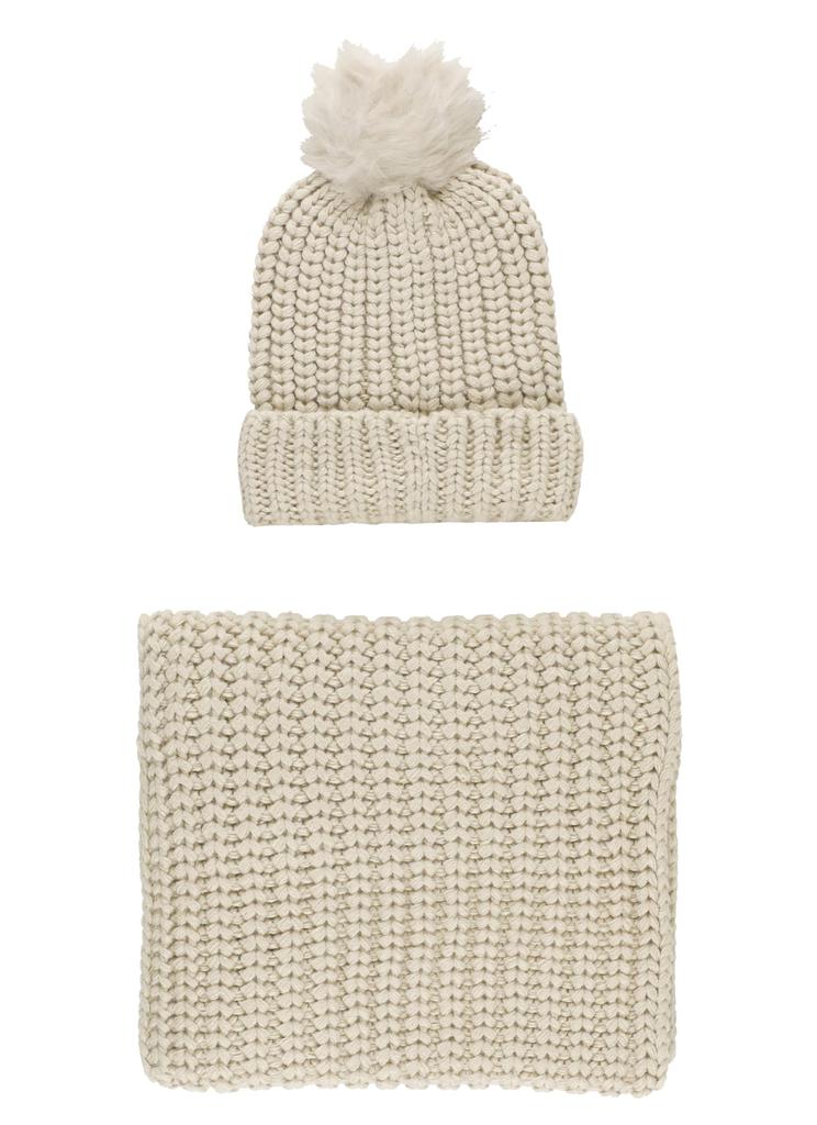 Barbour Saltburn Beanie & Scarf Knit Set