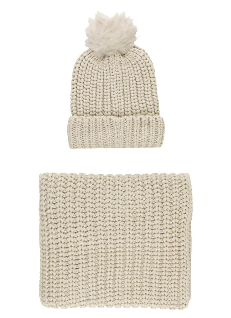 Barbour Saltburn Beanie & Scarf Knit Set 2