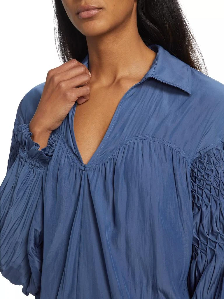 Ramy Brook Scarlett Pleated Blouse 6