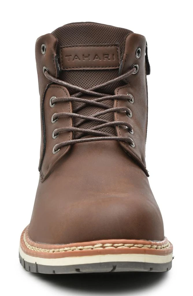 Tahari Lace-Up Lug Boot 7