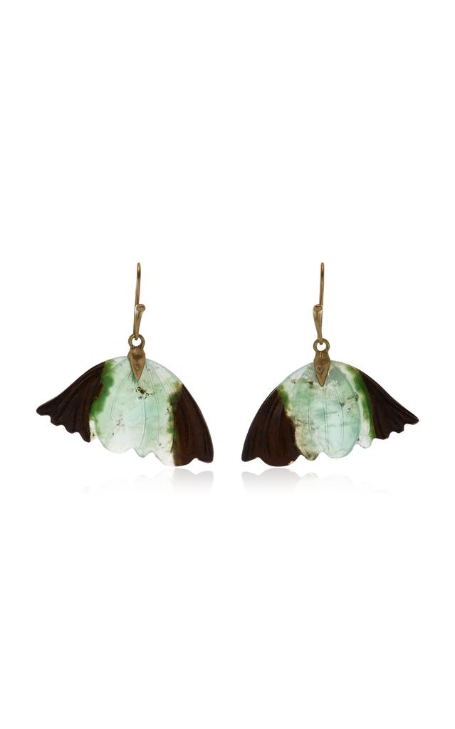 Annette Ferdinandsen Annette Ferdinandsen - 18K Yellow Chrysoprase Earrings - Green - OS - Moda Operandi - Gifts For Her