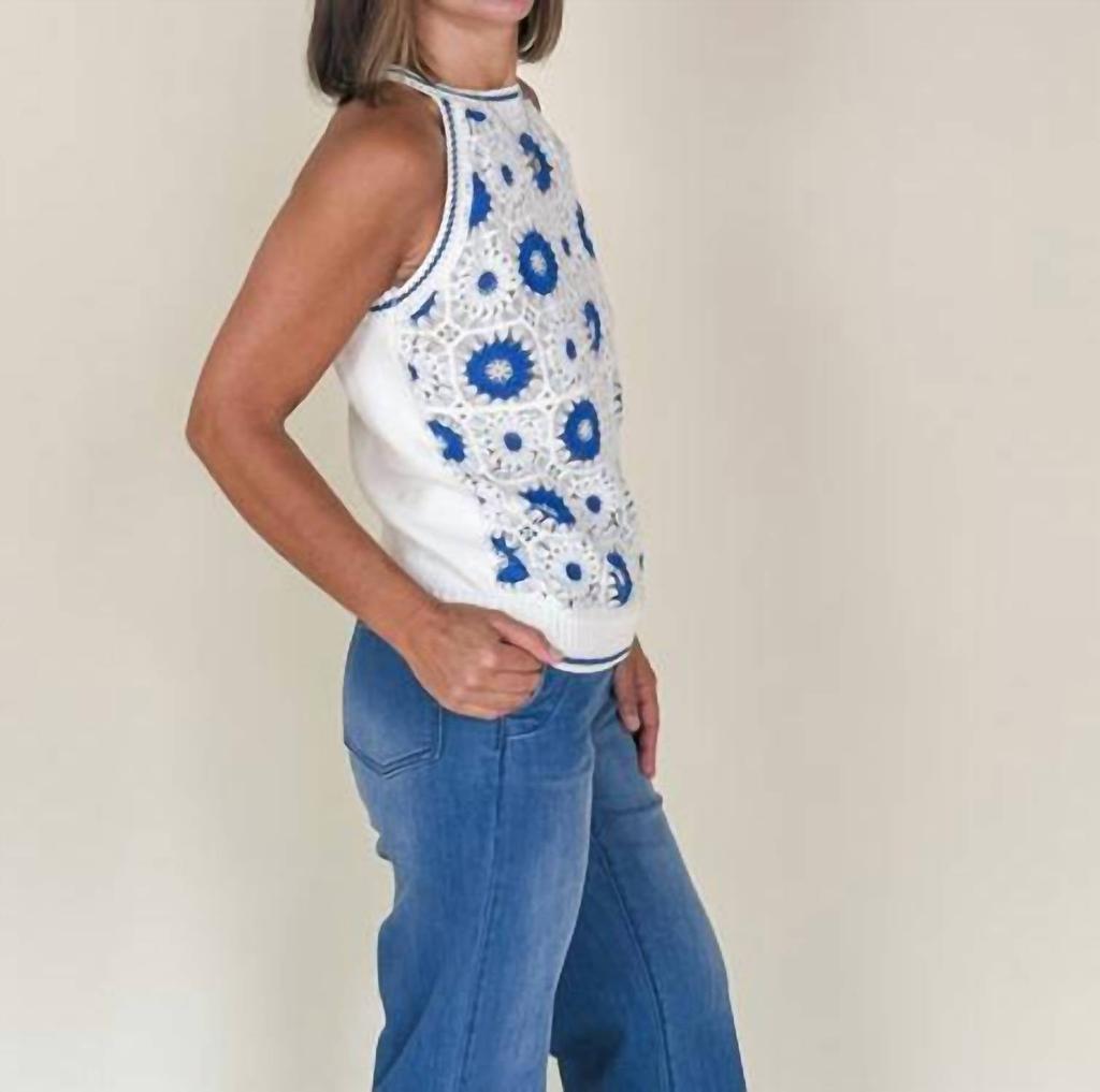 Tribal Tribal - Retro Crochet Sweater Tank