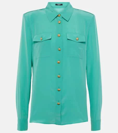 Balmain Silk Crêpe de Chine shirt 1