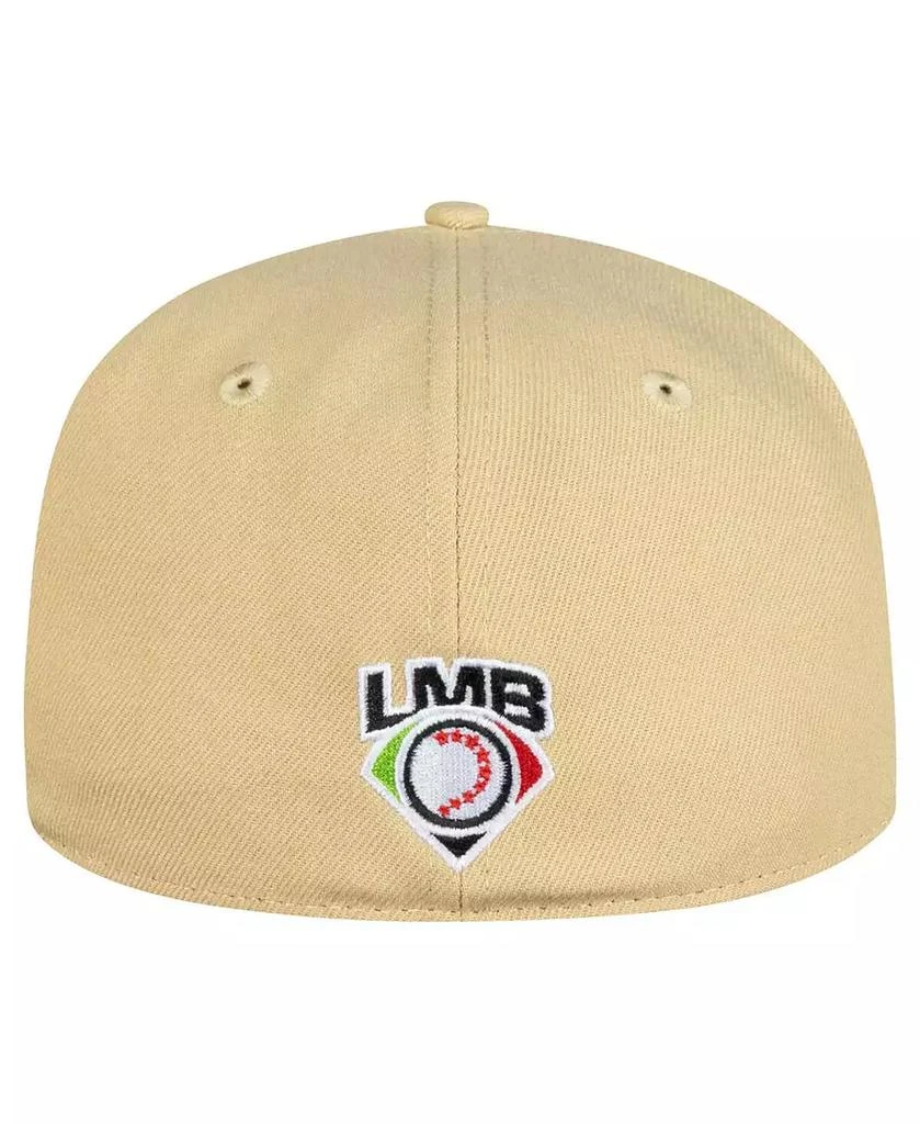 New Era Men's Khaki/Tan Tecolotes Laredos Mexico League On Field 59FIFTY Fitted Hat 2