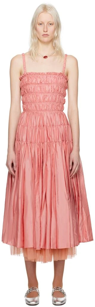 Molly Goddard Pink Alyssa Maxi Dress 1