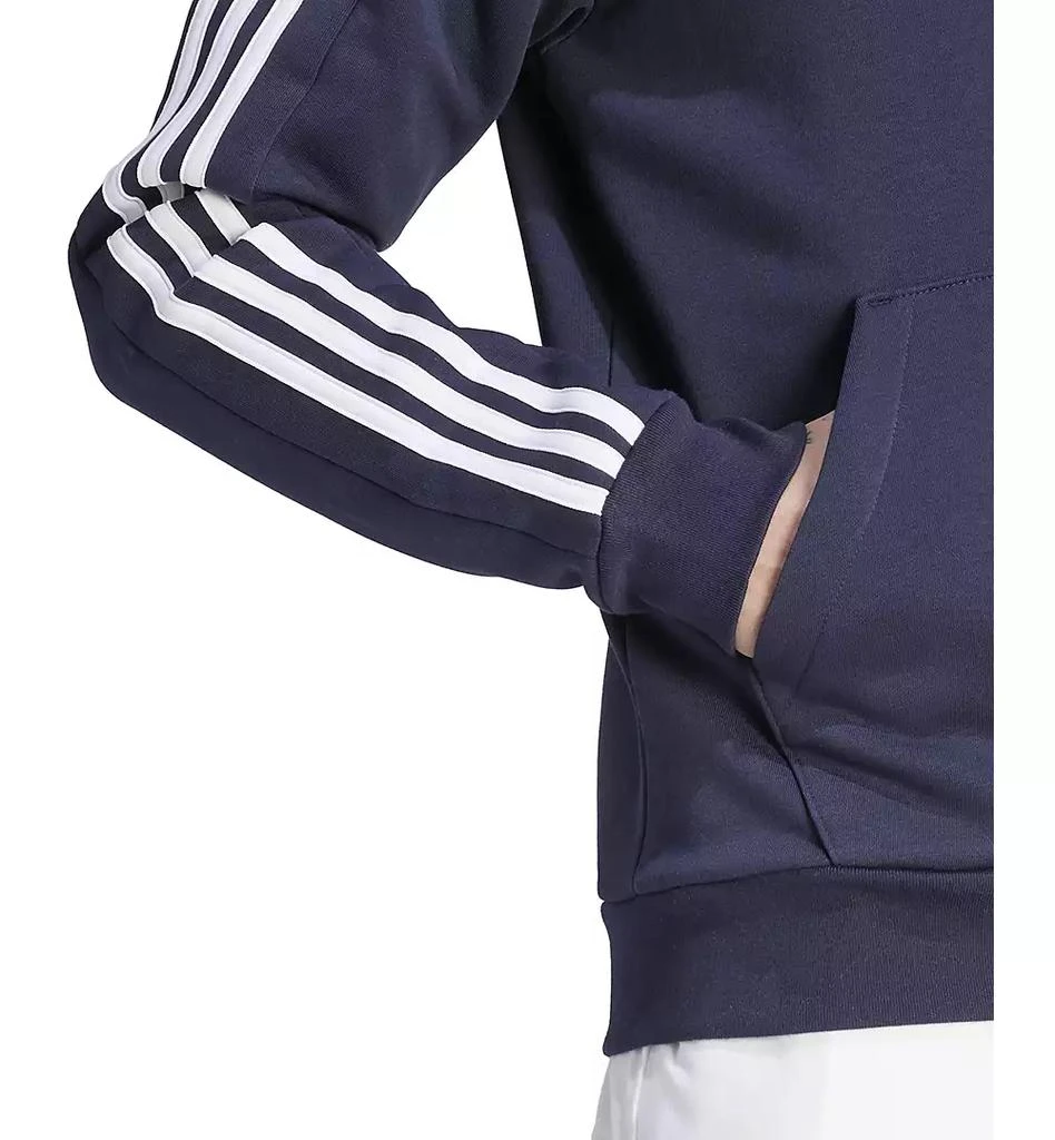 Adidas Men's Essentials Fleece 3-Stripes Quarter-Zip Sweatshirt 3