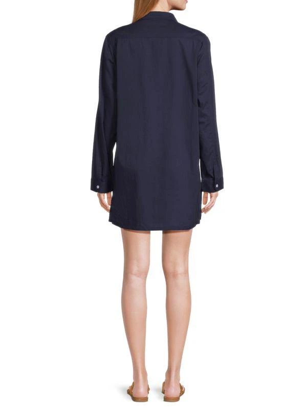 Ralph Lauren Oversized Cotton Camp Shirt Swim Coverup 2