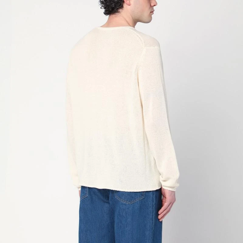 AURALEE Ivory cashmere sweater 3