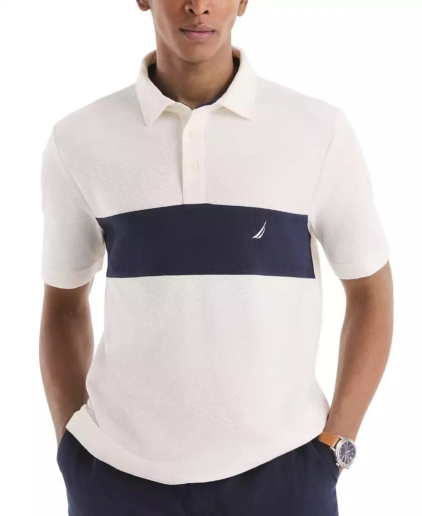 Nautica Men's Classic-Fit Herringbone Polo Shirt 1
