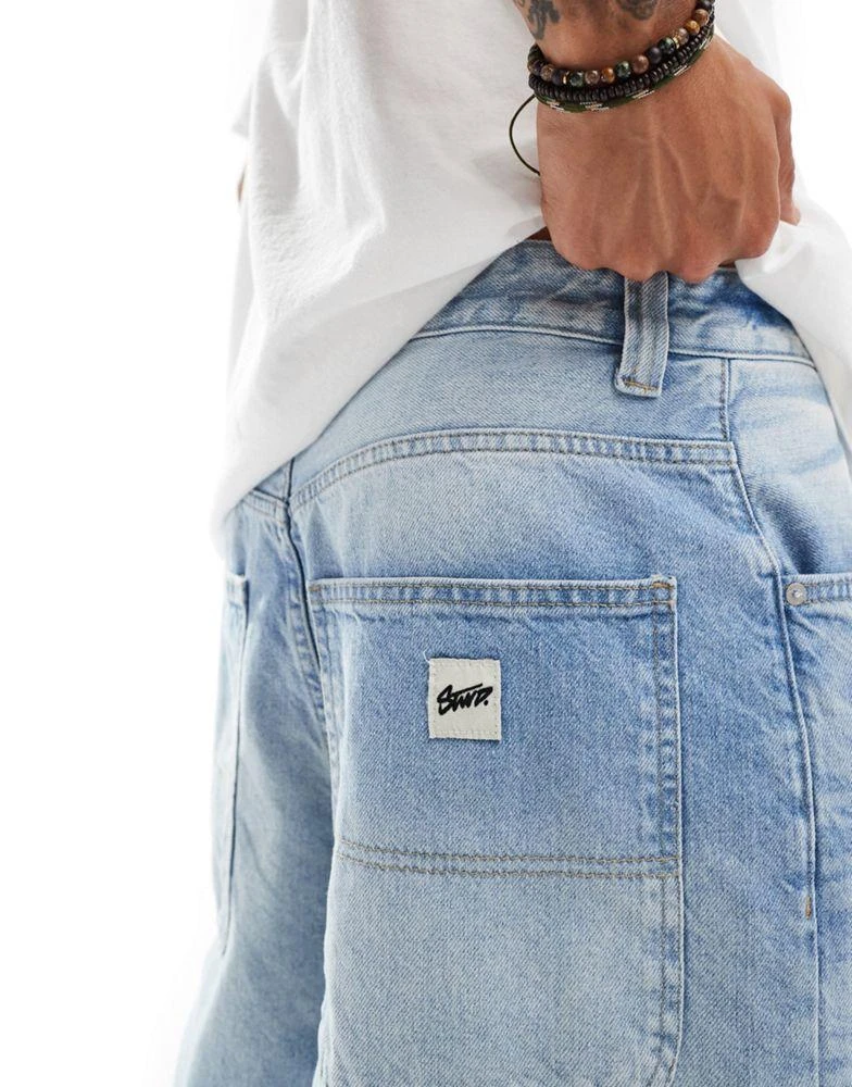 Pull&Bear Pull&bear skater fit jean in light blue 2