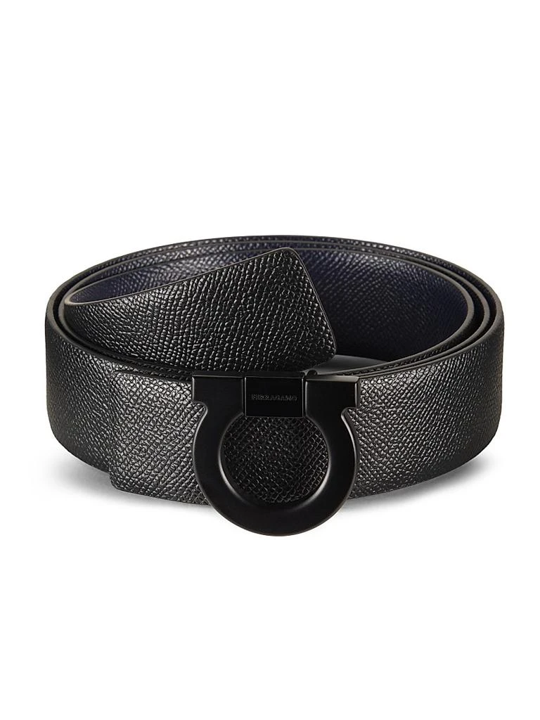 Salvatore Ferragamo Fixed Reversible Gancini Belt 1