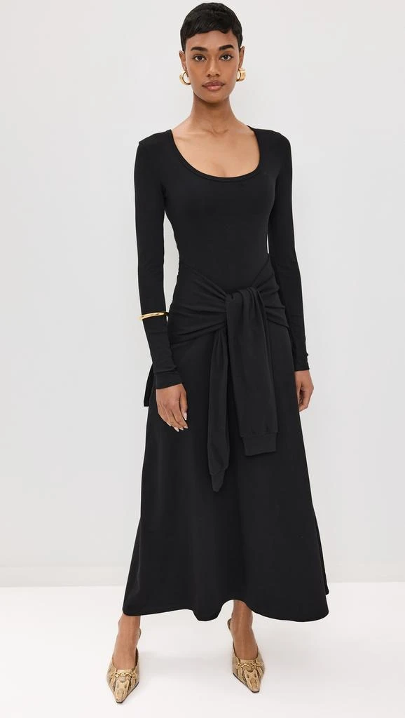 Pixie Market Sleeve Tie Long Sleeve Dress 6