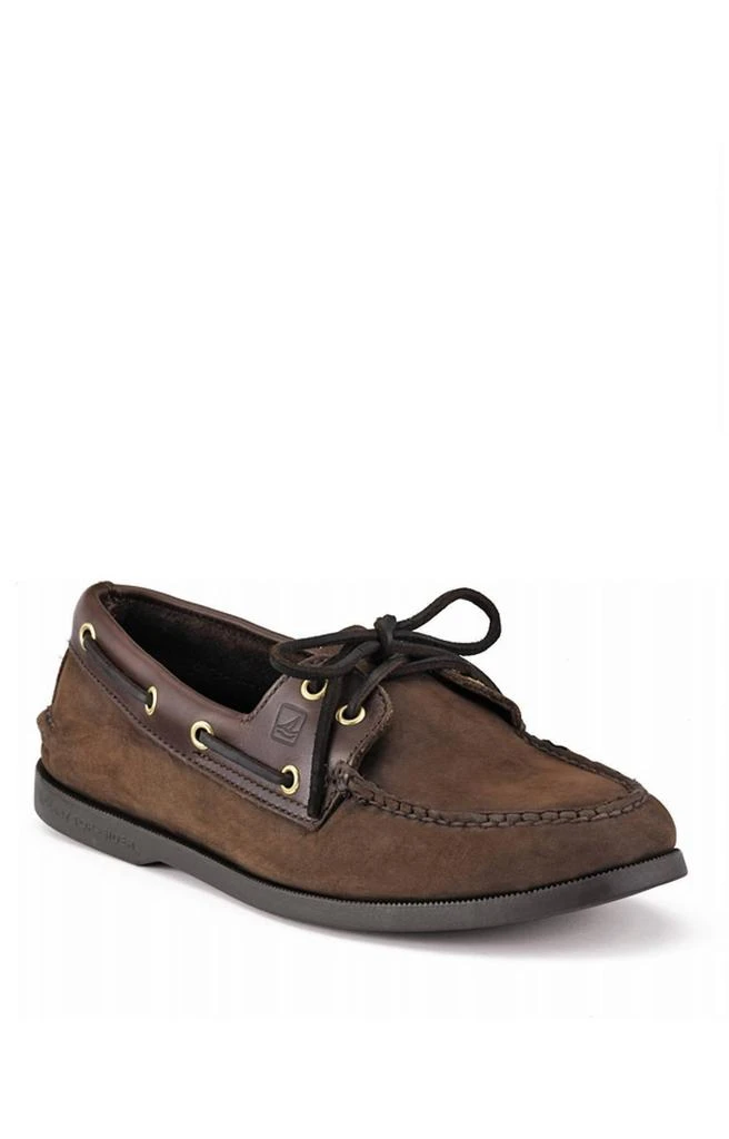 Sperry Men's Top Sider Boat Shoe - Medium In Brown Buck 1