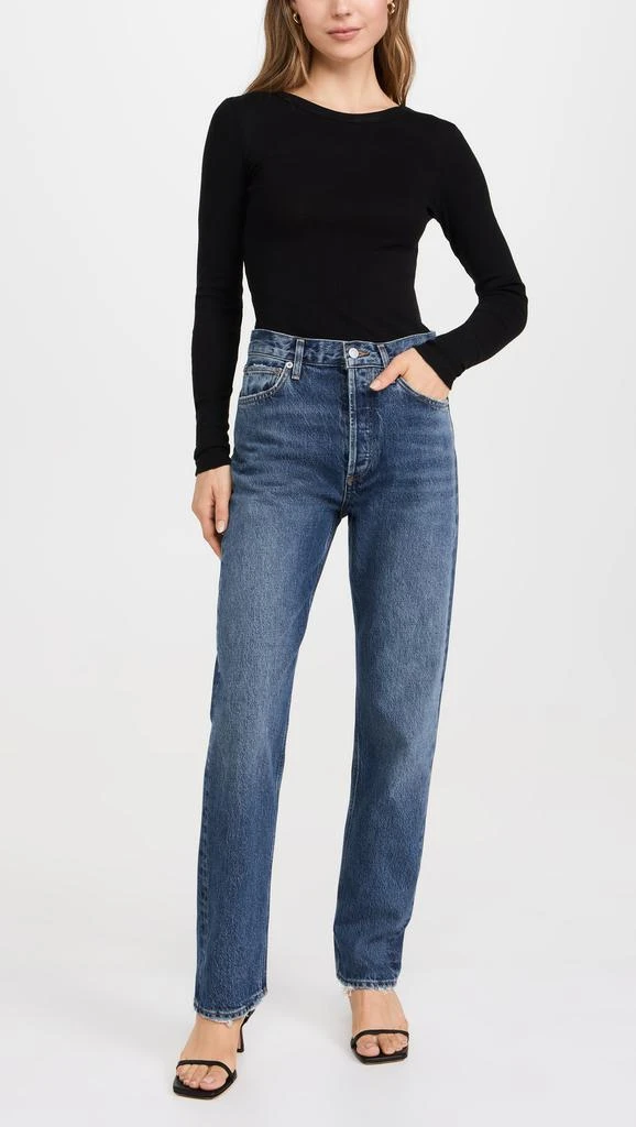 AGOLDE 90s Pinch Waist: High Rise Straight Jeans 4