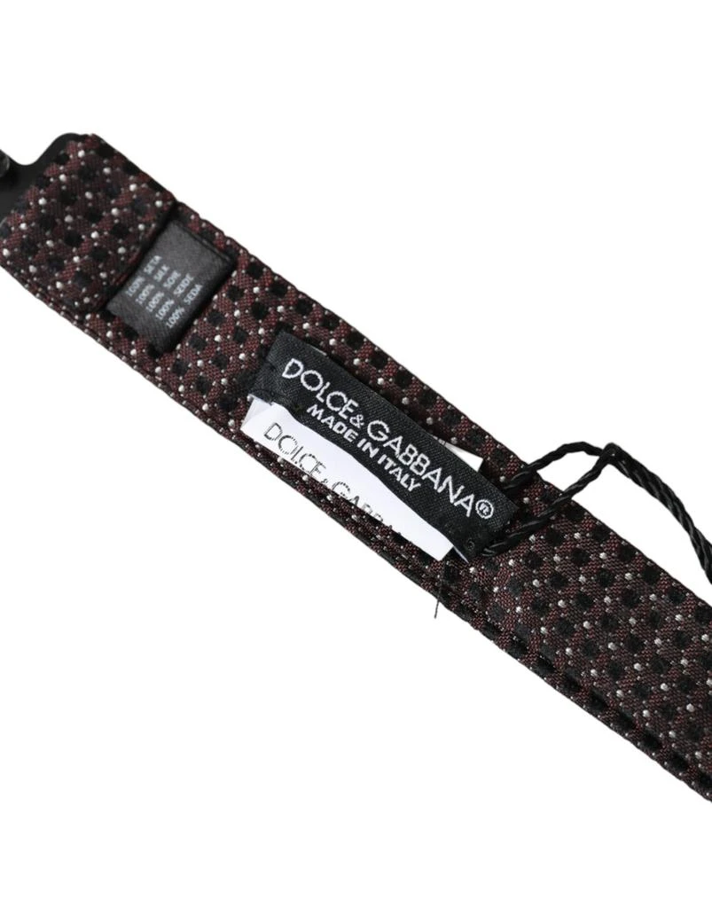 Dolce & Gabbana Fantasy Silk Adjustable Neck Men Papillon Bow Men's Tie 3