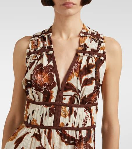 Poupette St Barth Chiara floral cotton maxi dress 4