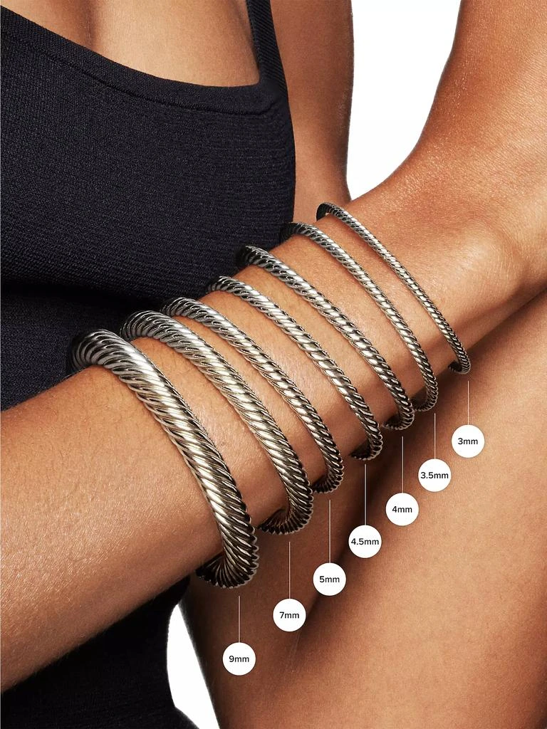 David Yurman Classic Cable Bracelet in Sterling Silver 7