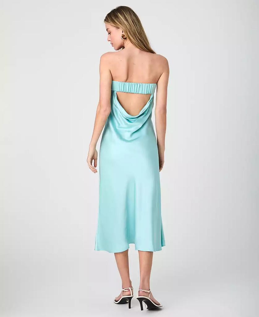 French Connection Women's Oona Satin Strapless Midi Dress