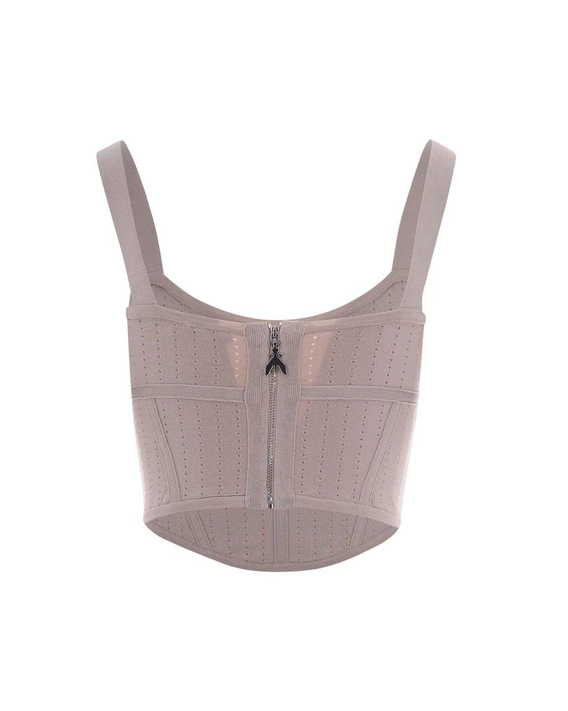 PATRIZIA Jacquard Knit Bustier Top 2