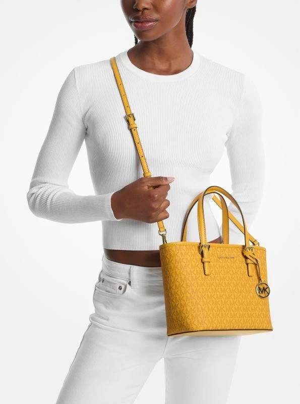 michael_kors Jet Set Travel Extra-Small Logo Top-Zip Tote Bag 4