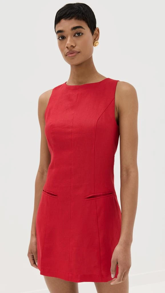 Reformation Citron Linen Dress 7