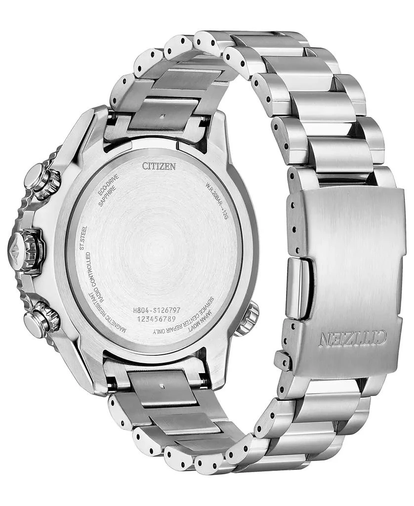 Citizen Men's Chronograph Promaster Navihawk Stainless Steel Bracelet Watch 48mm 3