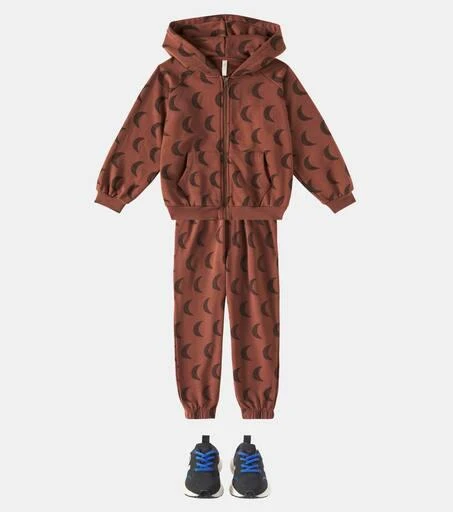 Rylee + Cru Moons zip-up cotton-blend hoodie 2